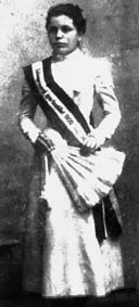 Varga Vilma, a Zalaegerszegi Ipartestlet zszlavatsi nnepsgn 1900-ban