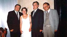 Dr. Gyimesi Endre, az tterem tulajdonosnje, Roman Zimka, Krosno polgrmestere, Z. Piwka krosni nemzet-