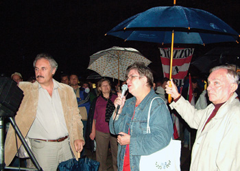 Bks demonstrci a Dsz tren.