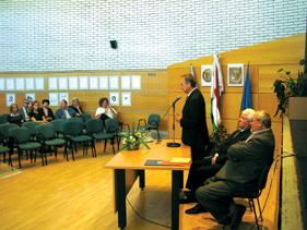 A vroshzn tartott nnepsgen Vancsura Mikls is felszlalt.