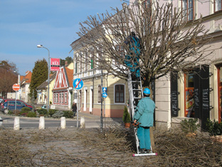 Keszthelyen id�n is a s�t�l�utc�n volt a f� hangs�ly.