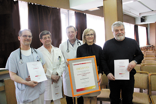 Dr. Horvth Imre, dr. Nikl Jnos, dr. Lupkovics Gza, dr. Halsz Gabriella s dr. Ksa Dezider Rudolf.